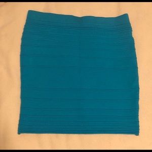 Blue Mini Skirt